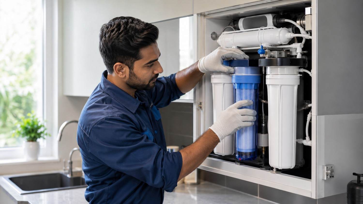Water purifier maintenance